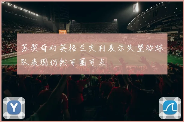 苏契奇对英格兰失利表示失望称球队表现仍然可圈可点